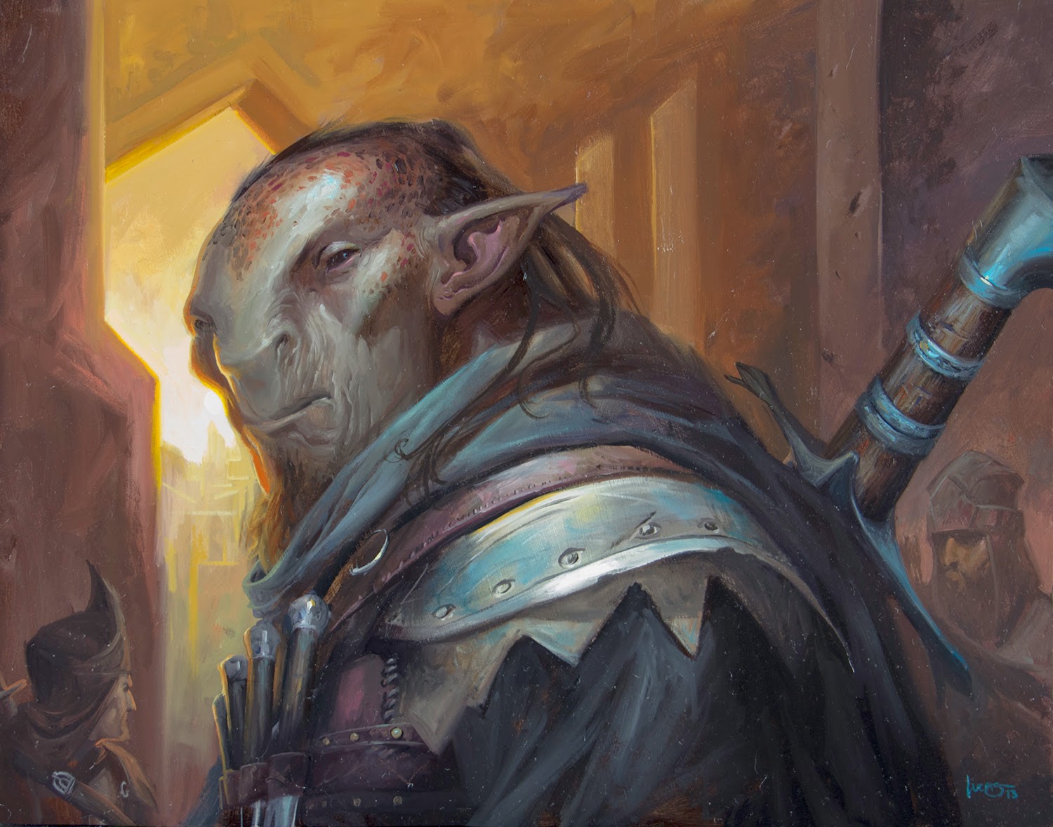 Mer Ek Nightblade Mtg Art From Khans Of Tarkir Set By Lucas Graciano