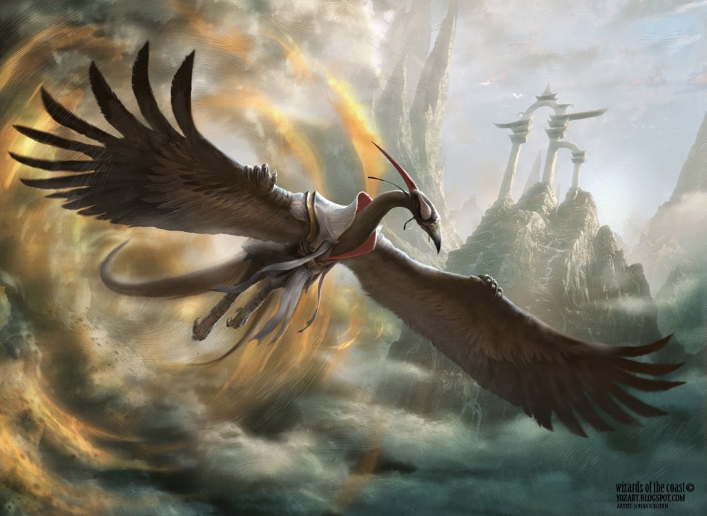 Ojutai Interceptor MtG Art From Dragons Of Tarkir Set By Johann Bodin