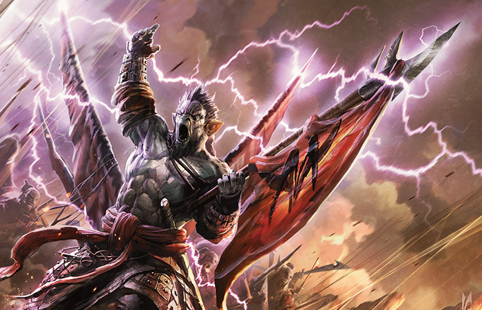 Warbringer Mtg Art From Dragons Of Tarkir Set By Raymond Swanland Art