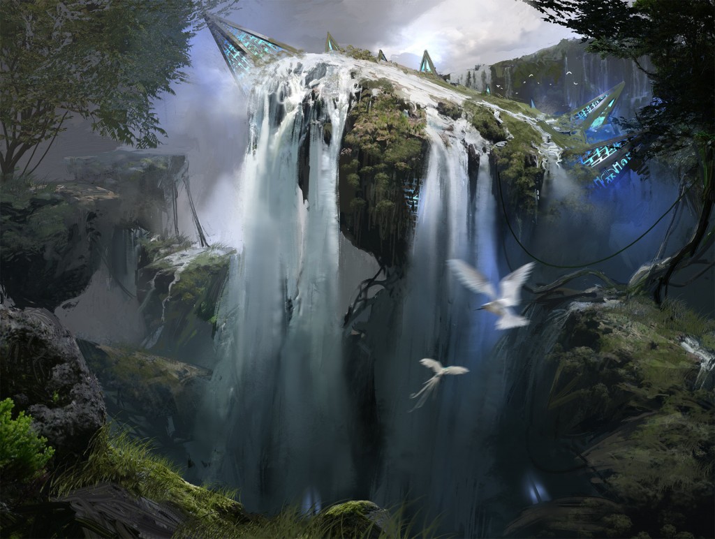 Mtg Art Part The Waterveil From Battle For Zendikar Set By Titus