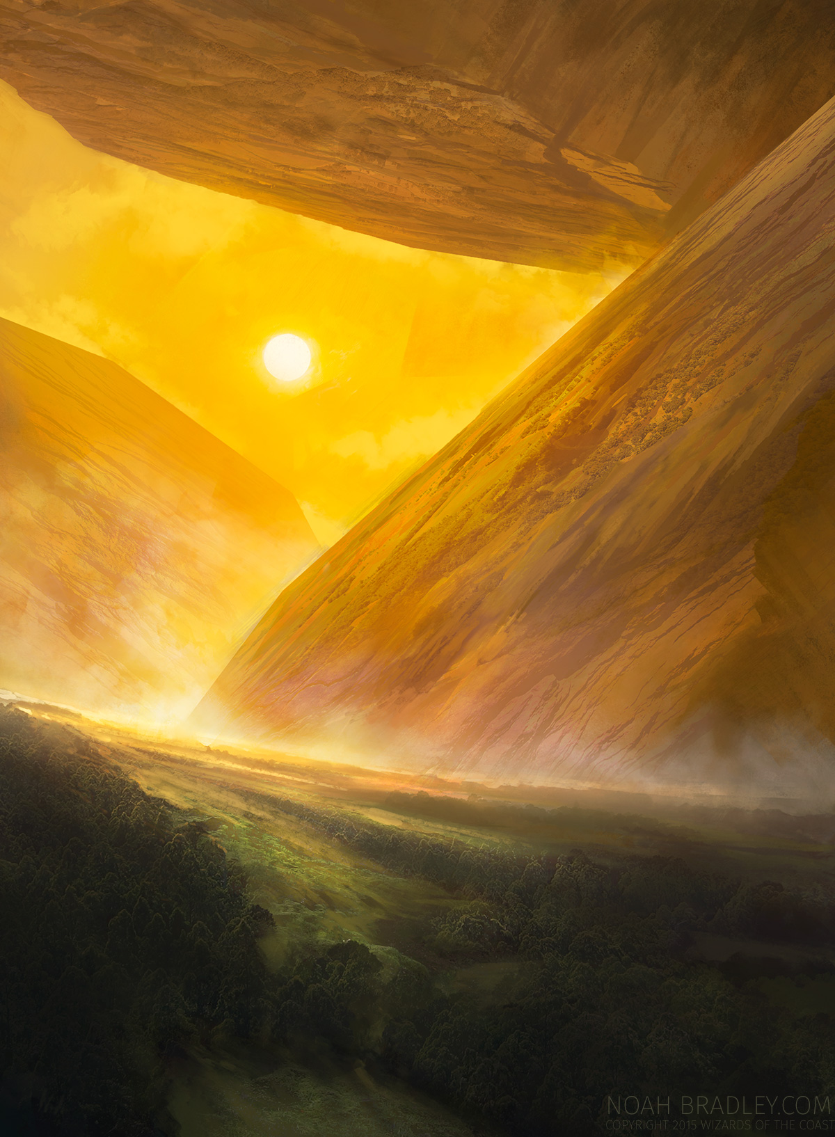 Mtg Art Plains From Battle For Zendikar Set By Noah Bradley Art Of Magic The Gathering