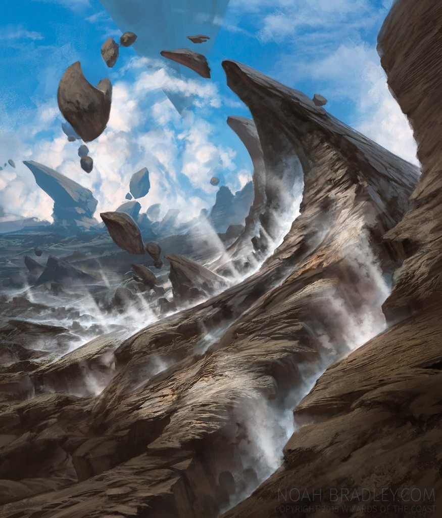 Steam Vents Expeditions MtG Art From Battle For Zendikar Set By Noah