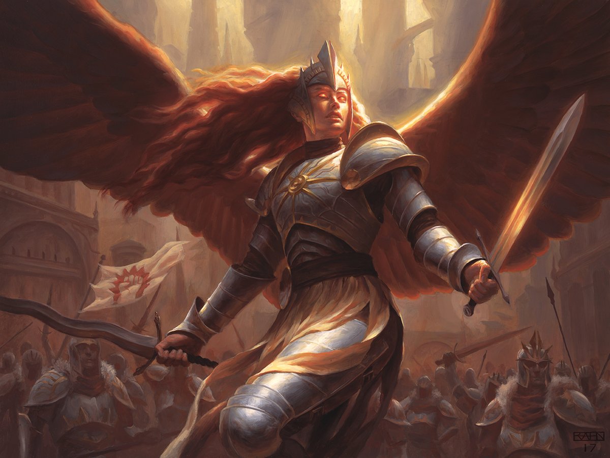 Aurelia, Exemplar of Justice MtG Art from Guilds of Ravnica Set by