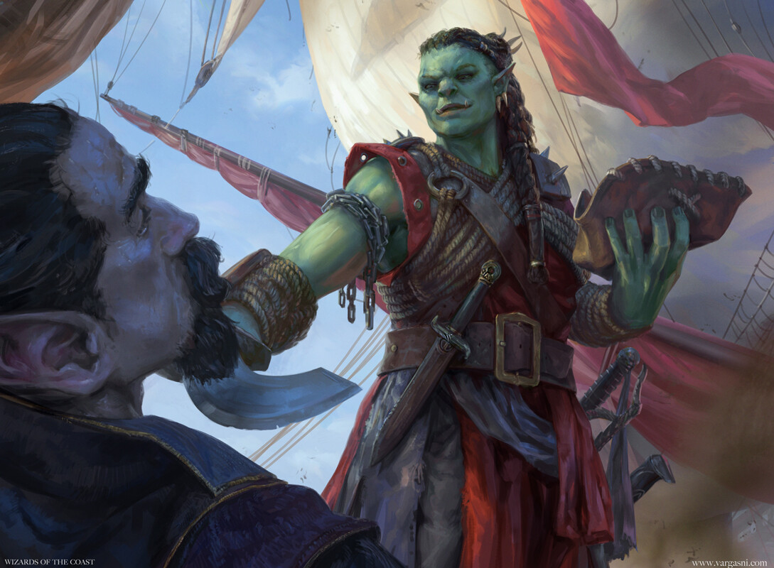 MtG Art Coercive Recruiter from Commander Legends Set by Randy Vargas