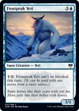 The Red Yeti - Rime of the Frostmaiden. Printed and Slapchop