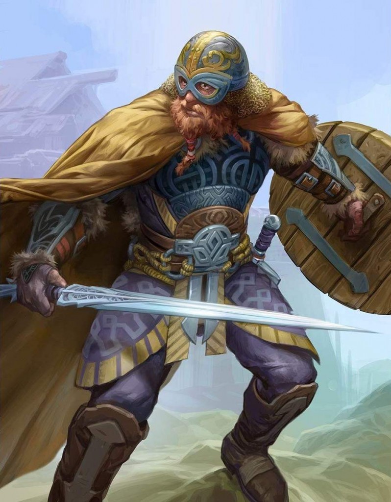 Human Warrior Token Mtg Art From Kaldheim Set By Gabor Szikszai Art