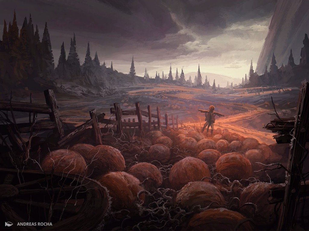 Plains Mtg Art From Innistrad Midnight Hunt Set By Andreas Rocha Art