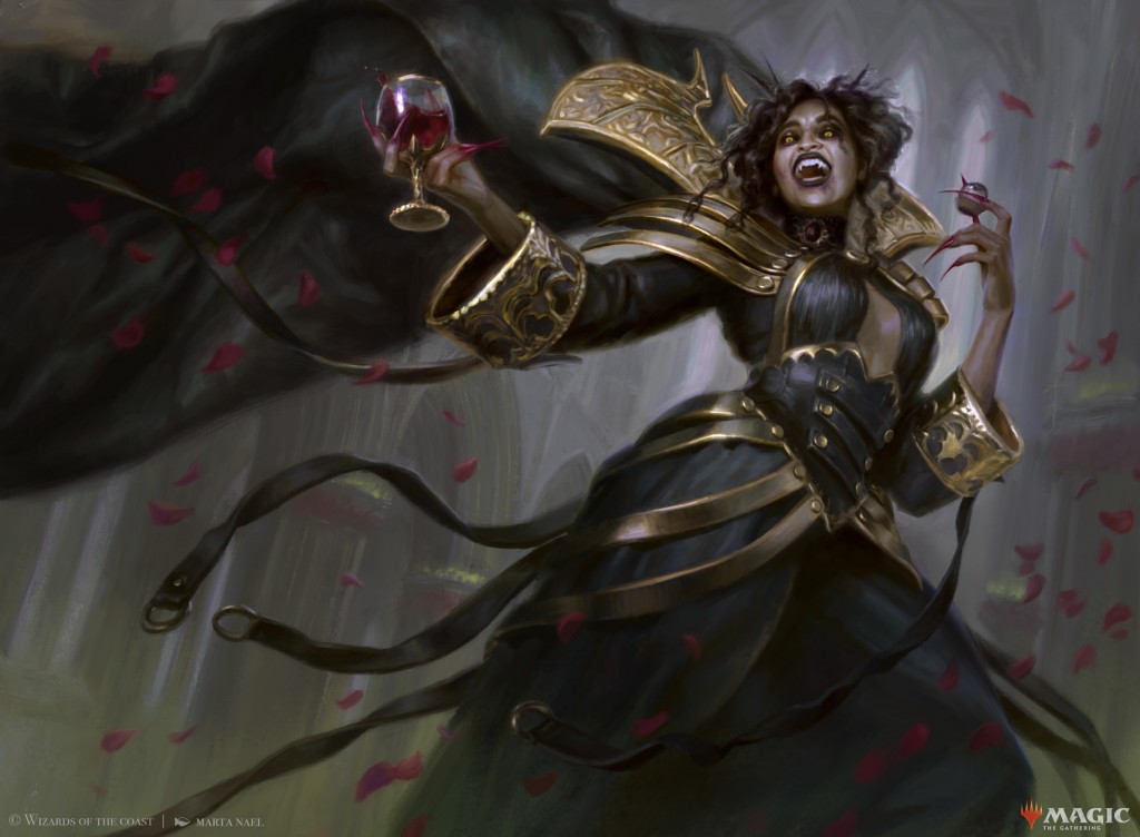 Bloodcrazed Socialite MtG Art From Innistrad Crimson Vow Set By Marta