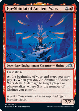 Go-Shintai of Ancient Wars MtG Art from Kamigawa: Neon Dynasty Set