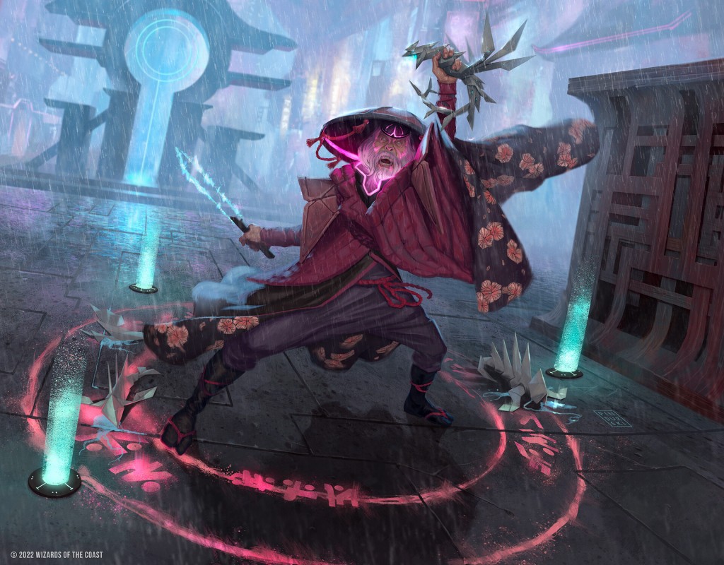 Ruthless Technomancer Mtg Art From Kamigawa Neon Dynasty Set By Hugh Pindur Art Of Magic The