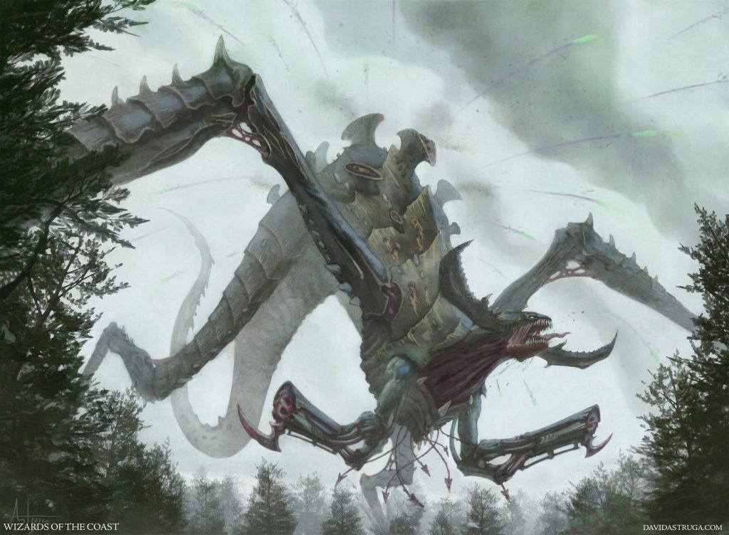 Hierophant Bio Titan Mtg Art From Warhammer Set By David Astruga