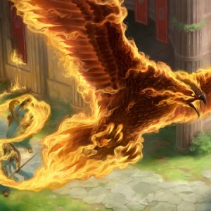 Flame-Wreathed Phoenix - Art by James Ryman