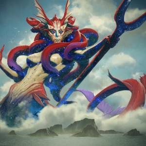 Thassa, God of the Sea Art