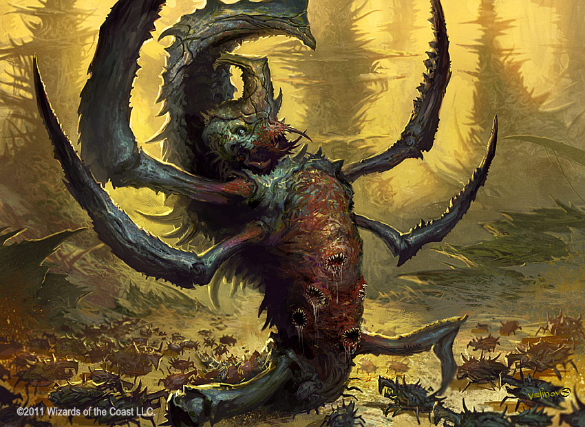 Phyrexian Swarmlord Art