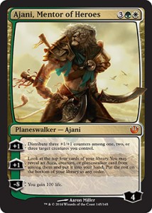 Ajani, Mentor of Heroes MtG Art from Journey into Nyx Set by Aaron ...