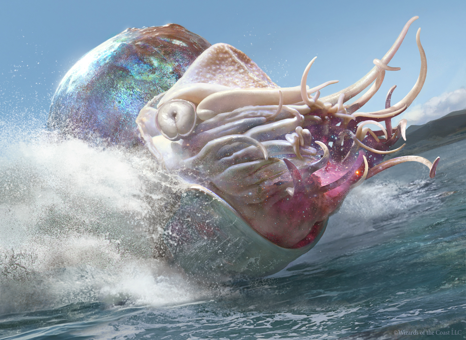 Crystalline Nautilus Art