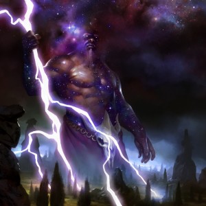 Keranos, God of Storms - MtG Art