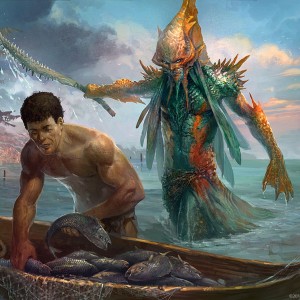 Triton Shorestalker MTG Art