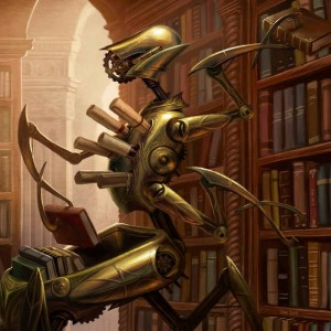 Cogwork Librarian - MtG Art