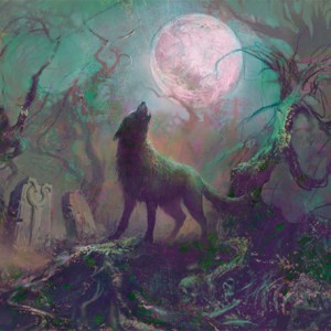 Howling Wolf - MtG Art