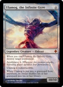 Ulamog, the Infinite Gyre MtG Art from Rise of the Eldrazi Set by ...