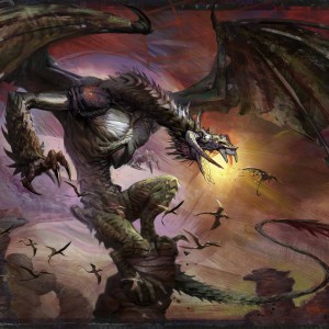 Bogardan Hellkite - MtG Art