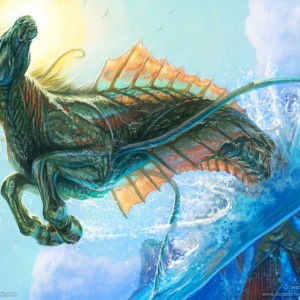 Breaching Hippocamp MtG Art