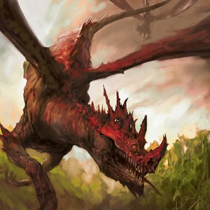 Broodmate Dragon - MtG Art