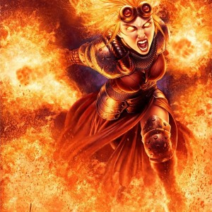 Chandra Ablaze - MtG Planeswalker Art