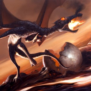 Dragon Hatchling - MtG Art