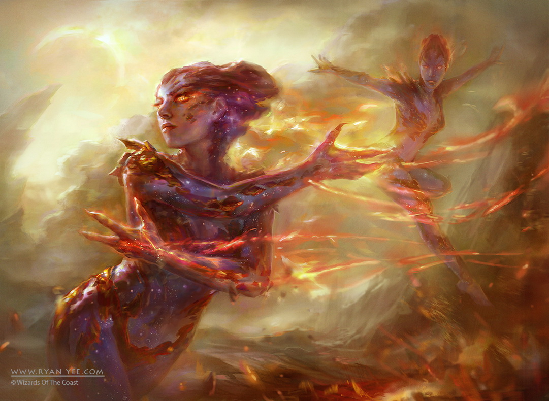 Forgeborn Oreads MtG Art