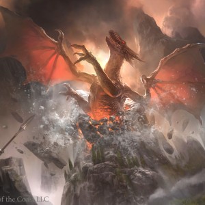 Furyborn Hellkite - MtG Art