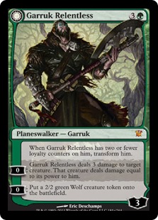 Garruk Relentless MtG Art from Innistrad Set by Eric Deschamps - Art of ...