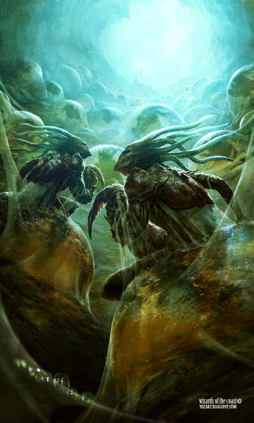 Hive Stirrings (Promo) - MtG Art