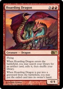 Hoarding Dragon MtG Art from Magic 2011 Set by Matt Cavotta - Art of ...