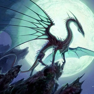 Moonveil Dragon - MtG Art