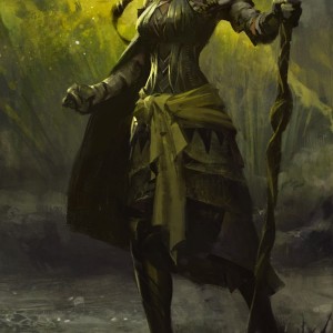 Nissa Revane - MtG Art Planeswalker