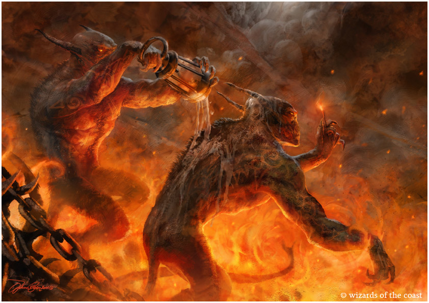 Pitchburn Devils - MtG Art