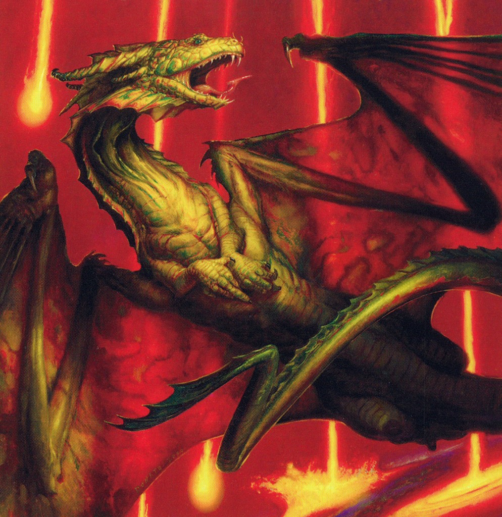 Shivan Dragon Mtg Art From Magic 2015 Set By Donato Giancola Art Of Magic The Gathering 