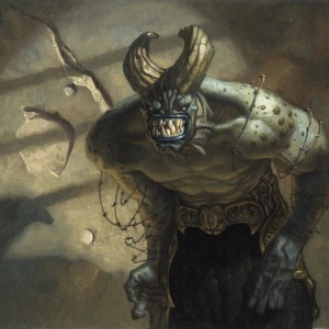 Grinning Demon - MtG Art