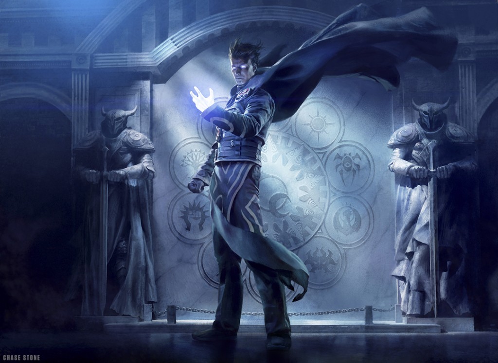 Jace The Living Guildpact MtG Art From Magic Set By Chase Stone Art Of Magic The Gathering