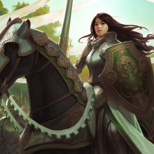 Knight Exemplar - MtG Art