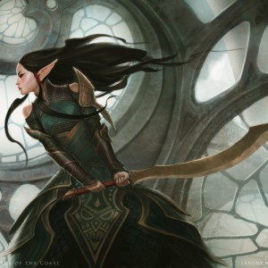 Naya Hushblade - MtG Art