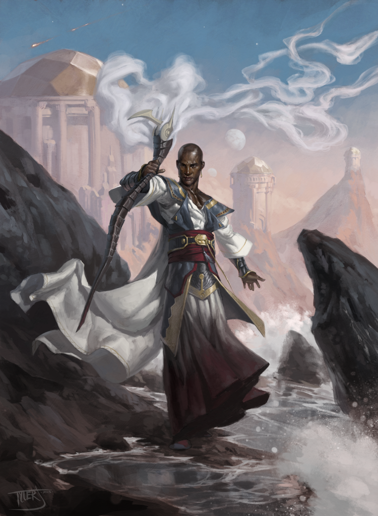 Teferi Temporal Archmage Mtg Art From Commander 2014 Set By Tyler