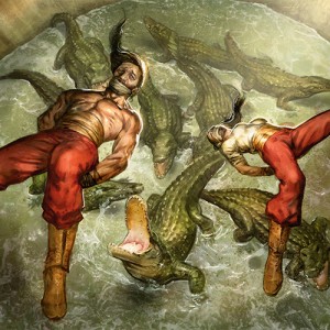 Crocodile Pit - MtG Art