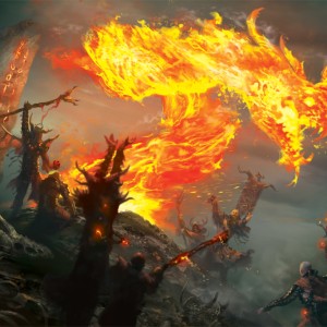 Stoke the Flames - MtG Art