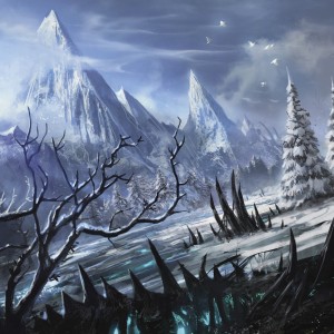 Wooded Foothills - MtG Art