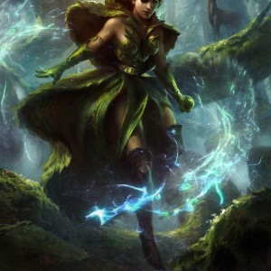 Freyalise, Llanowar’s Fury - MtG Art