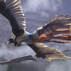 Sage-Eye Harrier - MtG Art