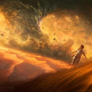 Desert Twister - MtG Art